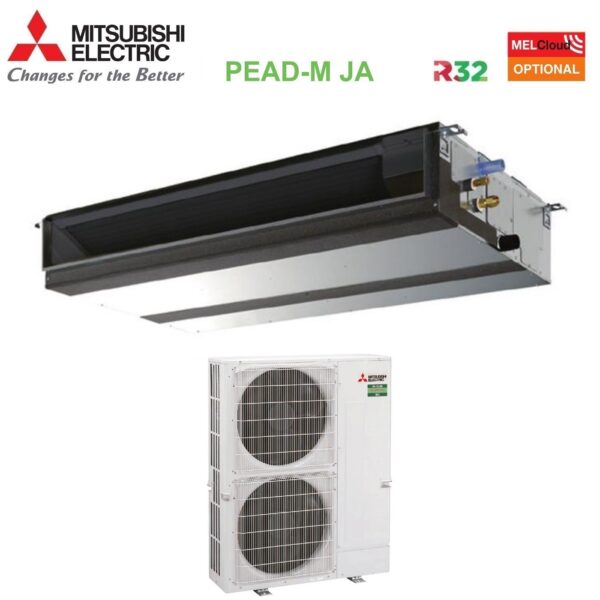 immagine-1-mitsubishi-electric-climatizzatore-condizionatore-mitsubishi-electric-canalizzato-canalizzabile-inverter-media-prevalenza-34000-btu-pead-m100ja-puz-m100vka-monofase-r-32-wi