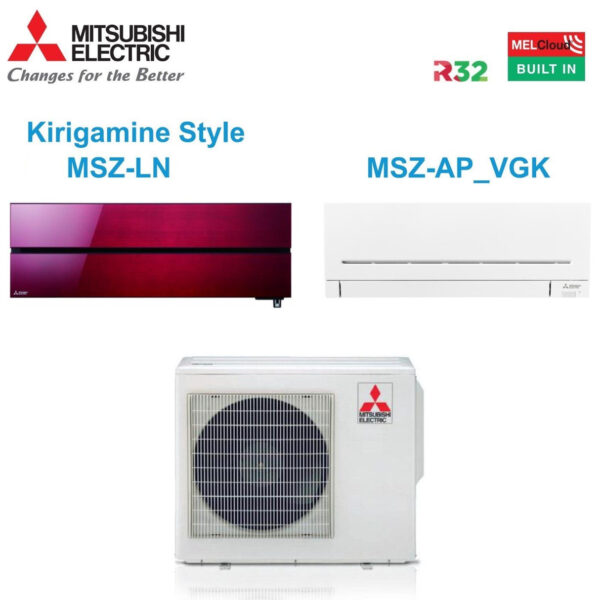 immagine-1-mitsubishi-electric-climatizzatore-condizionatore-mitsubishi-electric-kirigamine-style-ruby-red-12000-ap-vgk-18000-con-mxz-3f68vf-r-32-wi-fi-integrato-1218-ean-805965701896