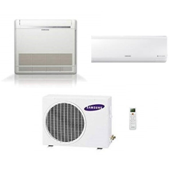 immagine-1-samsung-climatizzatore-condizionatore-samsung-dual-split-console-inverter-12000-new-style-plus-7000-con-aj050ncj-r-32-wi-fi-optional-90007000-con-comando-wireless-incluso-n