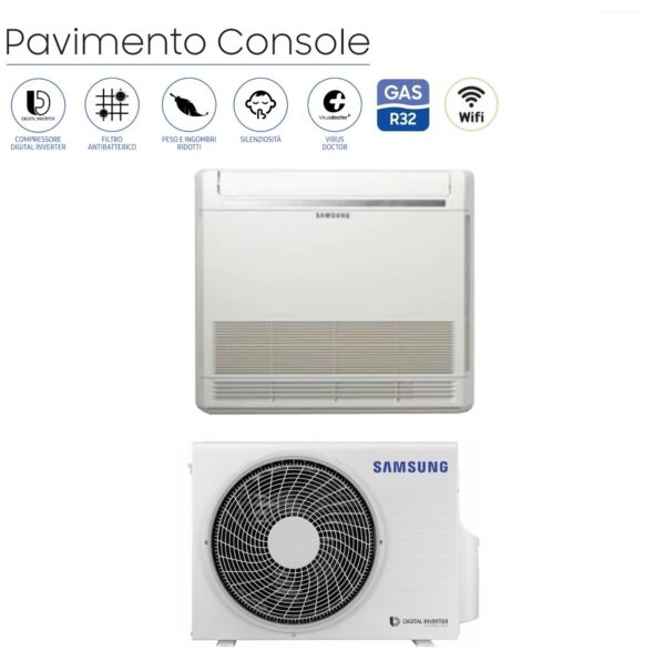 immagine-1-samsung-climatizzatore-condizionatore-samsung-inverter-pavimento-console-9000-btu-ac026rnjdkgeu-r-32-wi-fi-optional-classe-aa-con-comando-wireless-incluso-novita-jpg