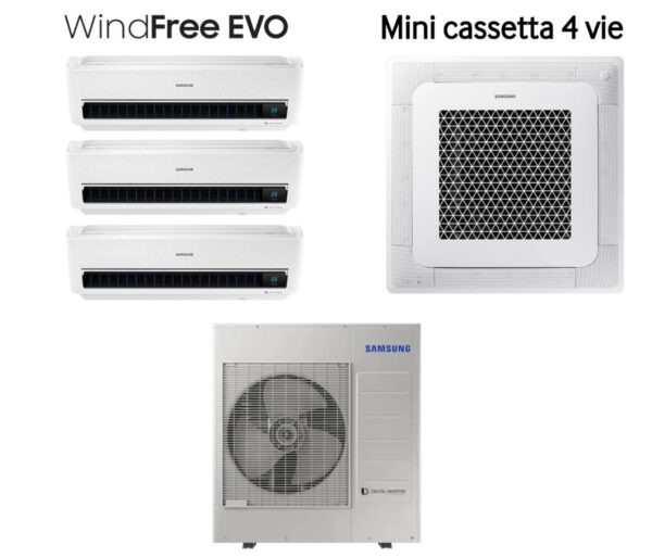 immagine-1-samsung-climatizzatore-condizionatore-samsung-quadri-split-inverter-serie-windfree-evo-700070007000-mini-cassetta-a-4-vie-windfree-12000-con-aj100rcj-r-32-wi-fi-integrato-c
