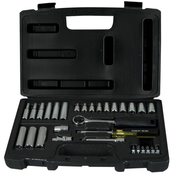 STANLEY Set cric breisleutels + breien 1/4 - 1-94-651 breien ...