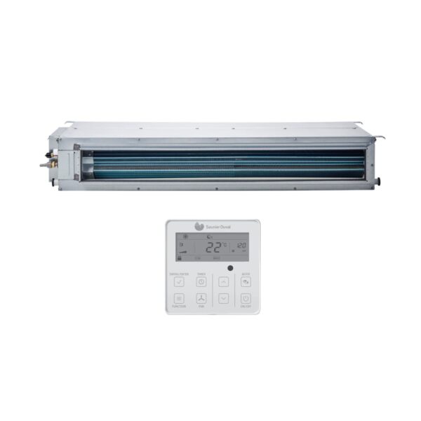 Hermann Saunier Duval binnenunit met kanaal 24000 Btu SDH19-070 IDNI R-32 met meegeleverde draadbediening