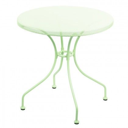 Tuintafel voor buitenconstructie, ijzerkleurig, diameter 70 cm, Netty Verde 06160