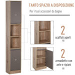 immagine-4-easycomfort-easycomfort-mobiletto-salvaspazio-per-bagno-in-legno-mobile-da-bagno-con-2-armadietti-e-6-ripiani-grigio-e-rovere-design-a-torre-30-x-24-x-170cm-ean-80541118474_22e0fce5-fd34-412a-8e78-3dcd61126359
