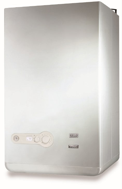 Riello KOOPJESGEBIED Riello START AQUA CONDENS 25 BIS condensatieketel met 45 liter ketel compleet met aardgas - Er P rookgasafvoerkit