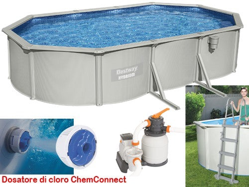 Buitenzwembad Terra Hydrium Ovaal Bestway 56369