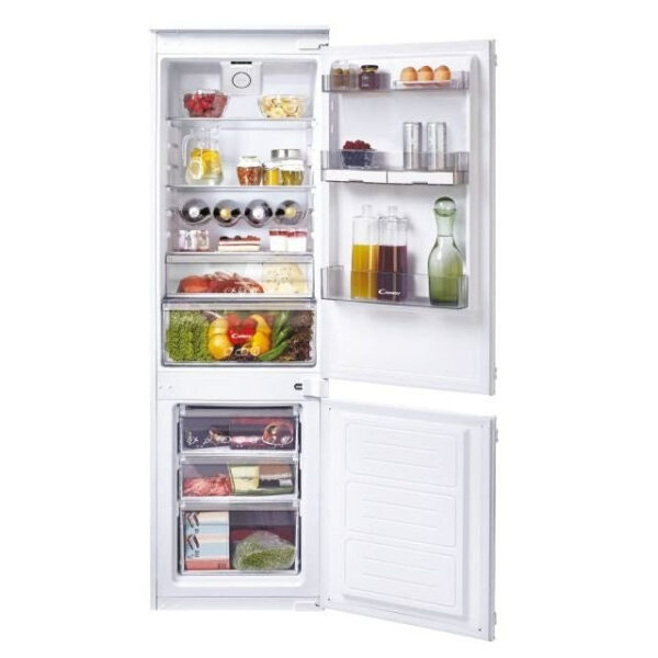 Candy gecombineerde inbouwkoelkast met geventileerde koeling 250 liter CKBBS 174 FT/N (H176,9 x L54 x D54) Klasse E