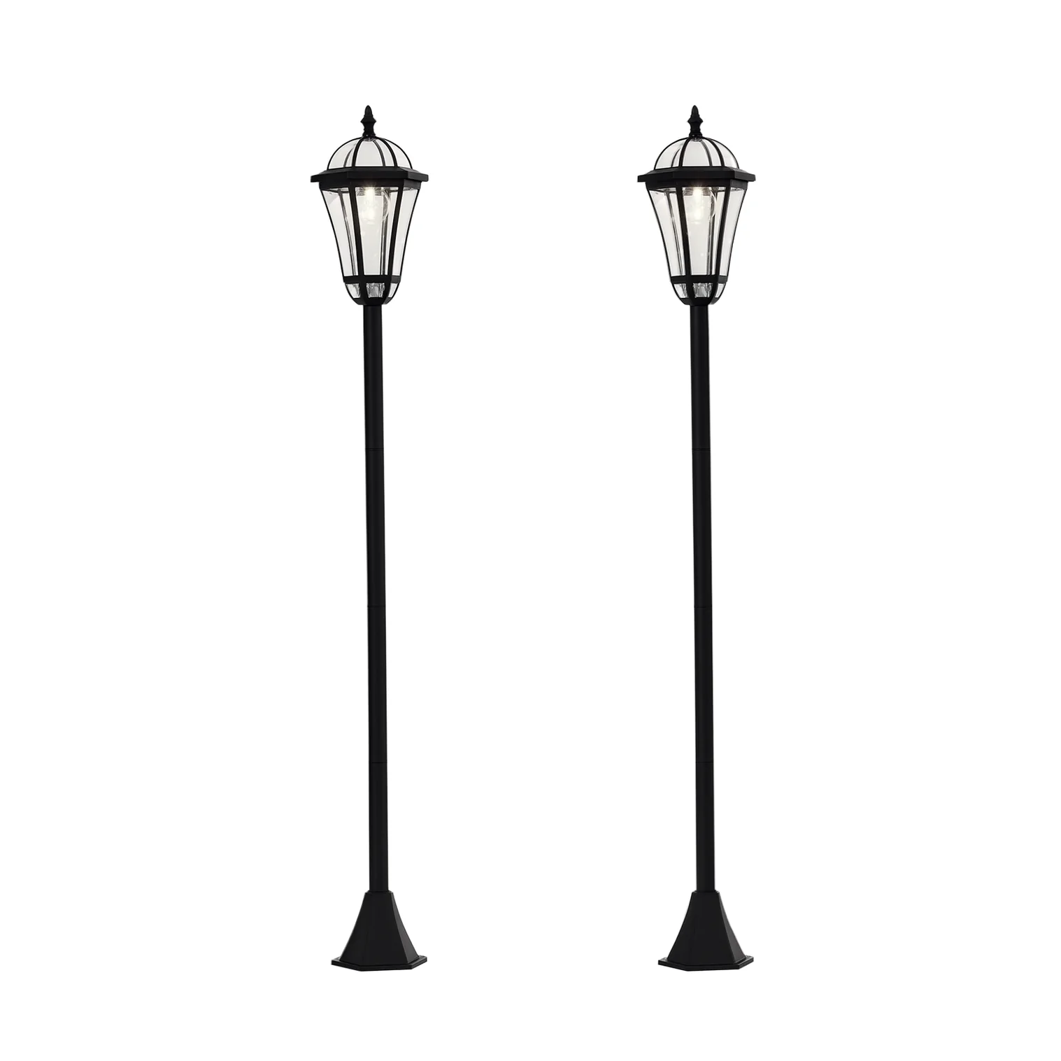 immagine-1-easycomfort-easycomfort-set-2-lampioni-solari-per-giardino-con-2-led-e-accensione-automatica-nero