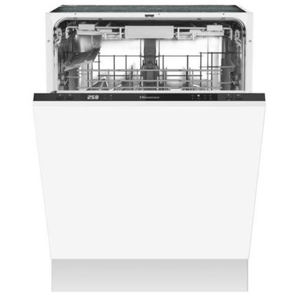 Hisense volledig intrekbare inbouwvaatwasser 14 couverts HV603D40 (H81,5 x L59,6 x P55,8) Klasse D