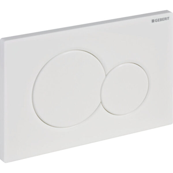 Geberit Sigma01 bedieningspaneel voor tweevolume witwas