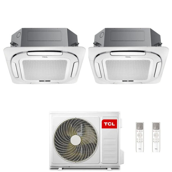 immagine-1-tcl-condizionatore-a-cassetta-4-vie-tcl-compact-dual-split-912-con-mt1821-r-32-wi-fi-optional